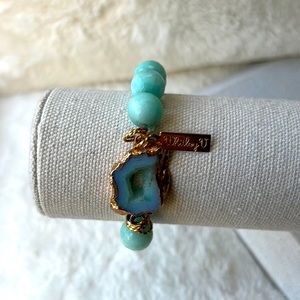 Whitley U adjustable stones bracelet